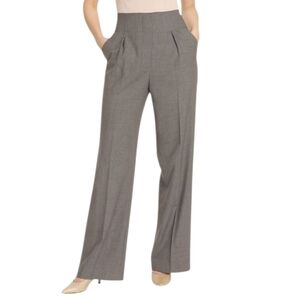 SZ6 Eleventy Dark Grey Wide Leg High Waist Women's Trousers